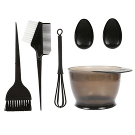Mingzhe 5PCS Hair Dye Color Brush and Bowl Set Ear Caps Dye Mixer Hair Tint Dying Coloring Applicator