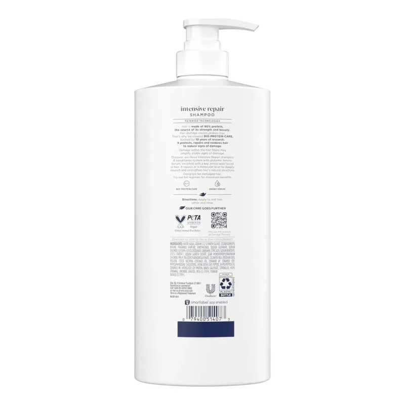 Champú Dove Intensive Repair Para Cabello Dañado 828ml