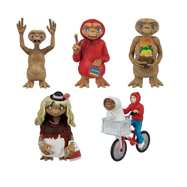 E. T. Alien Part 2 - Set of 4 Figures