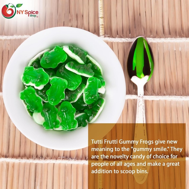 NY Spice Shop Gummy Frog Candy - 3 Pound Edible