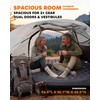 2 Person Backpacking Tent - 3 Season Waterproof Ultralight Compact，Aluminum