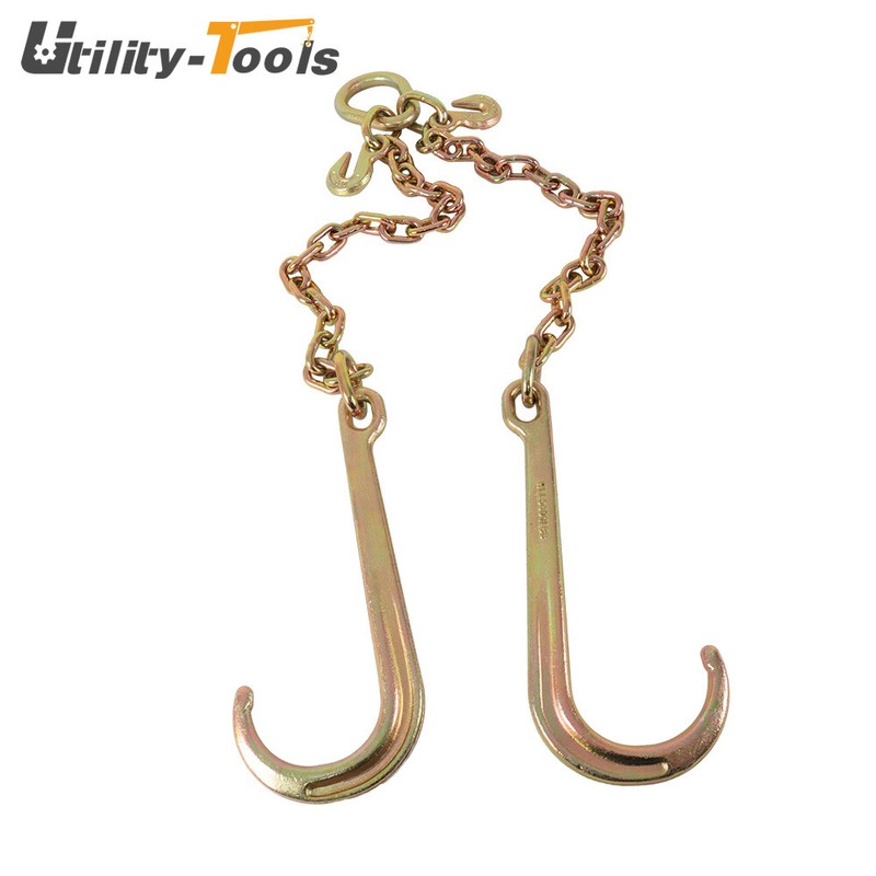 utility-tools V-Chain J Hooks 2' Flatbed 15" Large G70 Tow