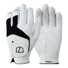 WILSON Staff Conform Men's Golf Glove, Right Hand, White/Black, Small