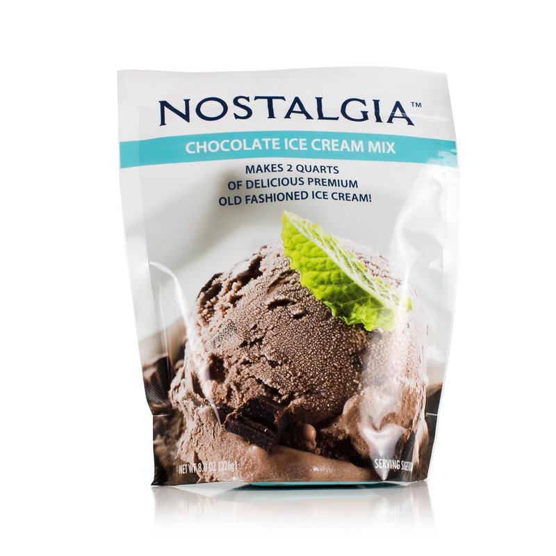 Nostalgia ICP825CHOC8PK Premium Chocolate Ice Cream Mix, 8 (8-Ounce) Packs,