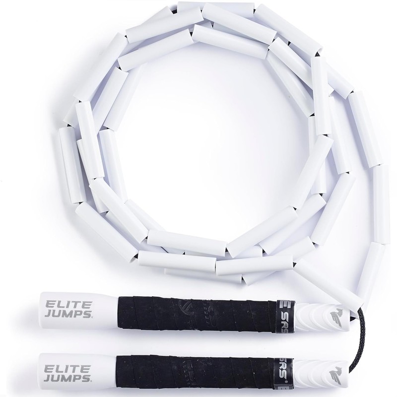 EliteSRS - Cuerda de salto de fitness con abalorio pesadas