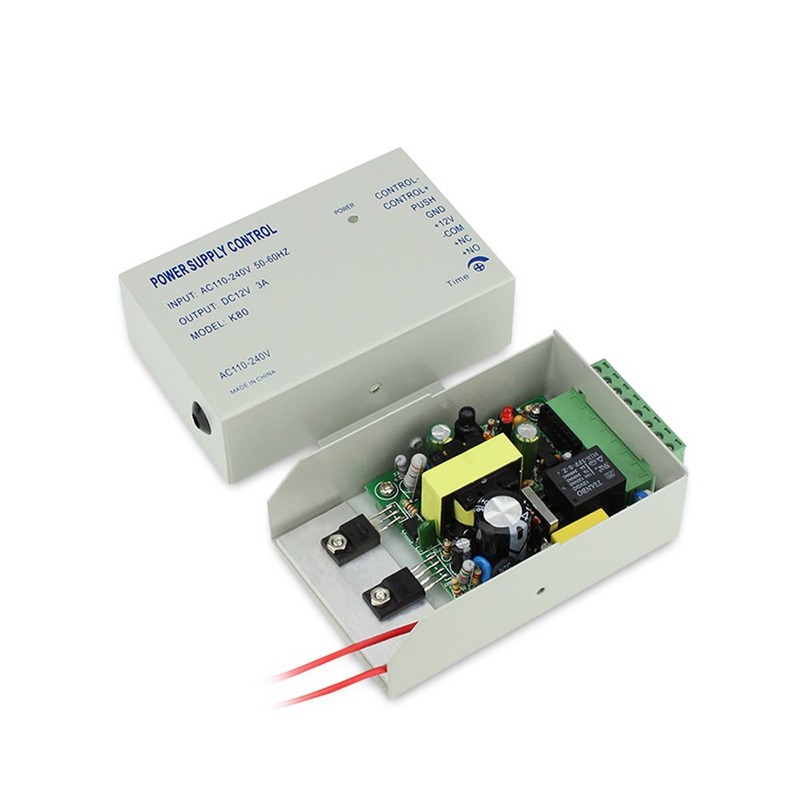 MENGQI-CONTROL Professional Power Supply Unit for Door Access Control 110~240V