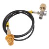 Soda Maker Adapter Hose Kit 1.5m Black Hose with Gold
