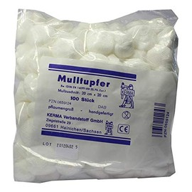 MULLTUPFER 20 x 20 cm Plum Size Non-Sterile Pack of 100