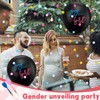 Gender Reveal Balloons,Gender Reveal Decoration,9 Pcs Decorations with Pink and