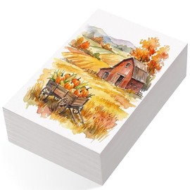 240 Sheets Watercolor Paper Bulk, 110 lb/230 GSM Cold Press Paper White Water Color Paper for Drawing Wedding Gift Cards(2.5x3.5 Inch)