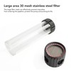 Cylindrical Water Cooling Reservoir Built in Filter Transparent 515ml Water