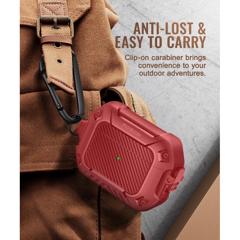 MOBOSI for AirPod Pro Case with Cleaner Kit, Compatible with