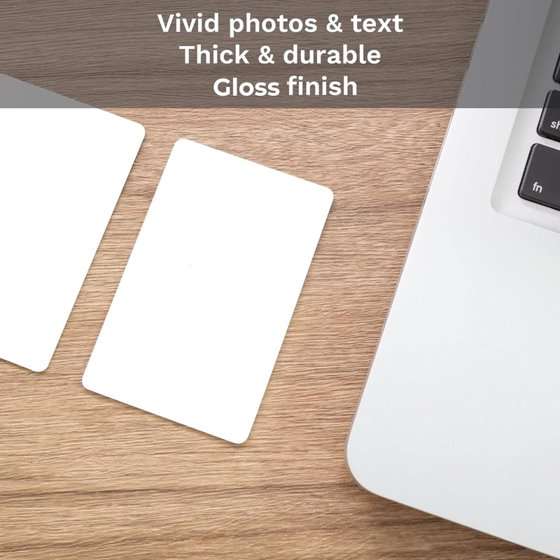 Salto PVC Blank White Cards for Direct Printing - ID,
