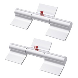 SAQXK 2pcs 9 Inch Aluminum Greaseable Weld on Door Hinges Ramp Gate Replacement Part for Trailer Truck