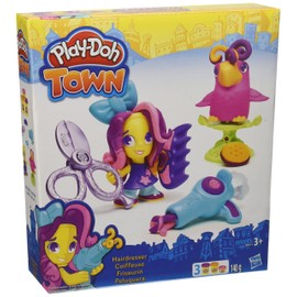 Play-Doh Town Figurka ze zwierzatkiem fryzjer i papuga