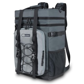 Backpack Cooler - AYAMAYA Upgrade Leakproof Cooler Backpack with Padded Top Handle, 40 Cans Large Waterproof Insulated Camping Coolers for Beach, Fishing, Picnic, Travel, BBQ
