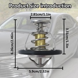 JRSHOME New Engine Thermostat w/Gasket For Toyota Sienna Avalon Camry Tacoma Lexus