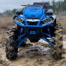 Lucky 7 Can-Am "Side Chick" Outlander MAX XMR 450 570 650 850 1000 Radiator Cover