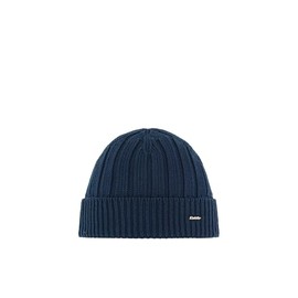 Eisbär Ayo Hat - Outdoor Hat with Merino Mix (Mulesing-Free), Wide Ribbed Structure & Seamless Design - Warming, Breathable Winter Hat for Men and Women, blue, Unit size