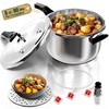WantJoin Pressure Cooker, 6 Quart Stainless Steel Pressure Canner, Induction