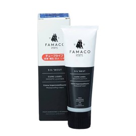Famako 26001 Silky Leather Cream Tube Type Leather Supplement Color Gloss Cream, navy