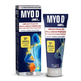 Myo D Muscle Tension Gel - Arnica, Essential Oils - Soothes Muscles, Joints and Tendons - Back, Calves, Thighs - Joint Gel - French Lab Eric Favre
