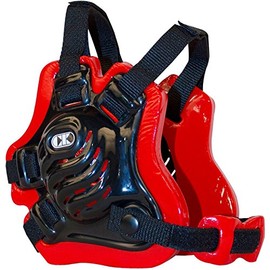 Cliff Keen Tornado Wrestling Headgear-Black/Scarlet-ADULT