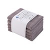 Hydrogin Chitan 61-5019250 Basic Face Towels, Set of 5, Gray,