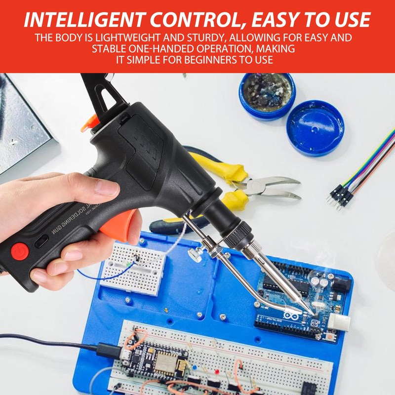 Versatile Manual Soldering Gun, Welder Five-Piece Set, Internally Heated Industrial
