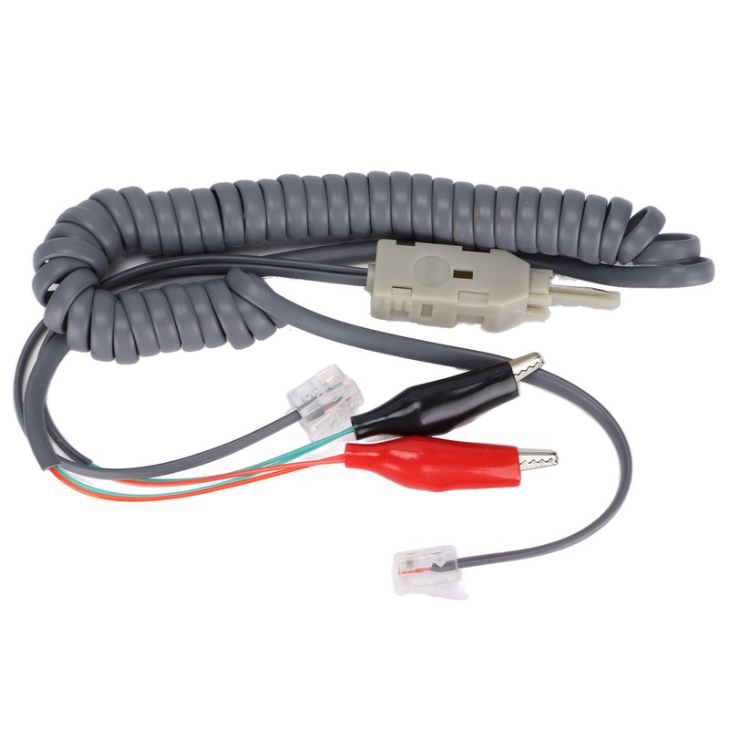 Telephone Butt Test Tester Lineman Tool Cable Set with Connectors
