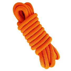 Colorful Polyester Rope 12mm Rope Paracord Climbing Rope Nylon Rope for Outdoor Garden and DIY 5M Orange