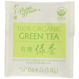 Prince of Peace Organic Green Tea 100 Tea Bags - 2 pack