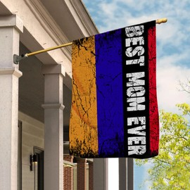 Flag Proud Armenian Mom Armenia Flag American Friendship Mother's Day Patiotric House Flag (29.5" x 39.5") Double Sided-USA Flags Premium Polyester-Decorative Indoor Outdoor Flag