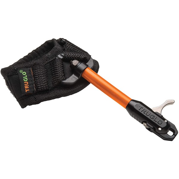 TRUGLO SPEED-SHOT XS Dual-Jaw Archery Release, Black Leather Strap, Junior
