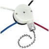 YukiHalu Ceiling Fan Pull Chain Switch 3 Speed 4 Pre-Installed