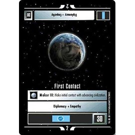 Decipher Star Trek CCG 1E Premier Limited (B Border) First Contact 160U