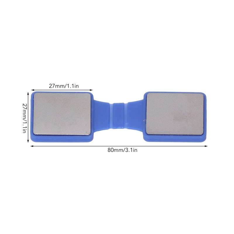 Ceramic Ice Skate Sharpeners, Double Sided with Sharpening Stone Portable