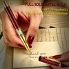 ZJEOSO Red Metal Signature Pen, Luxury Executive Rollerball Pen, UniqueDragon