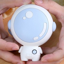 Warmer hot pack mountaineering portable hand hand warmer charging camping spaceman multipurpose Astronaut Hand Warmer-Orange