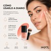 Rubor Líquido Profesional Coral Makeup Atelier Tono Vibrante Luminoso, Efecto