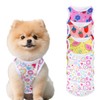 Pistha 4 Pcs Dog Shirts Lovely Printed Pet Clothes Sleeveless