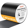 Secopad Black Window Screen Repair Kit, 4 in X 30