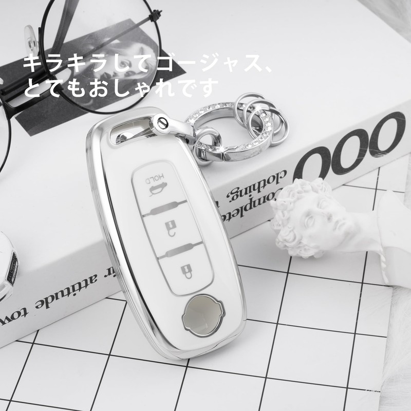 [Unhoke] New X-Trail Key Case, Compatible with Nissan, Sakura Aria,