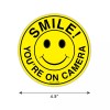Kachy Signs (Set of 5) Smile You're On Camera Stickers