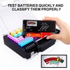 Vecefy Battery Organizer Storage Case with Tester, Ultra-Large 265+ Double-Sided