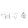 DC Worm Gear Motor Micro Brushed Self Locking Aluminum Alloy