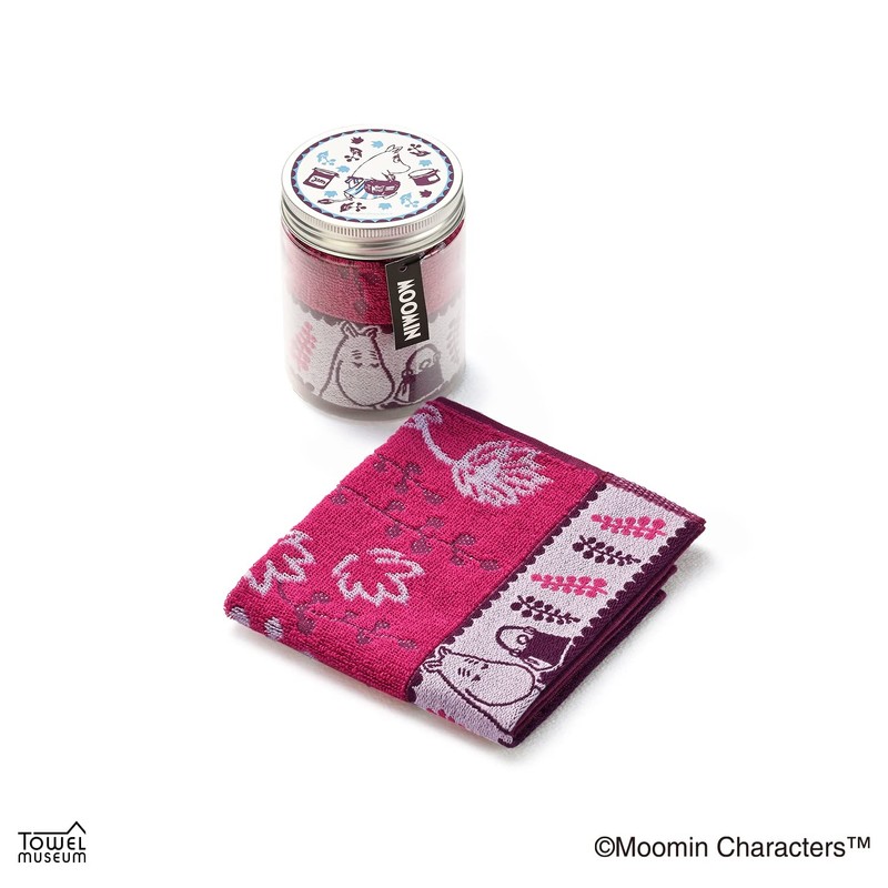 Moomin Moomin Towel Museum, Jam Bottle, Towel Handkerchief, Package Included,