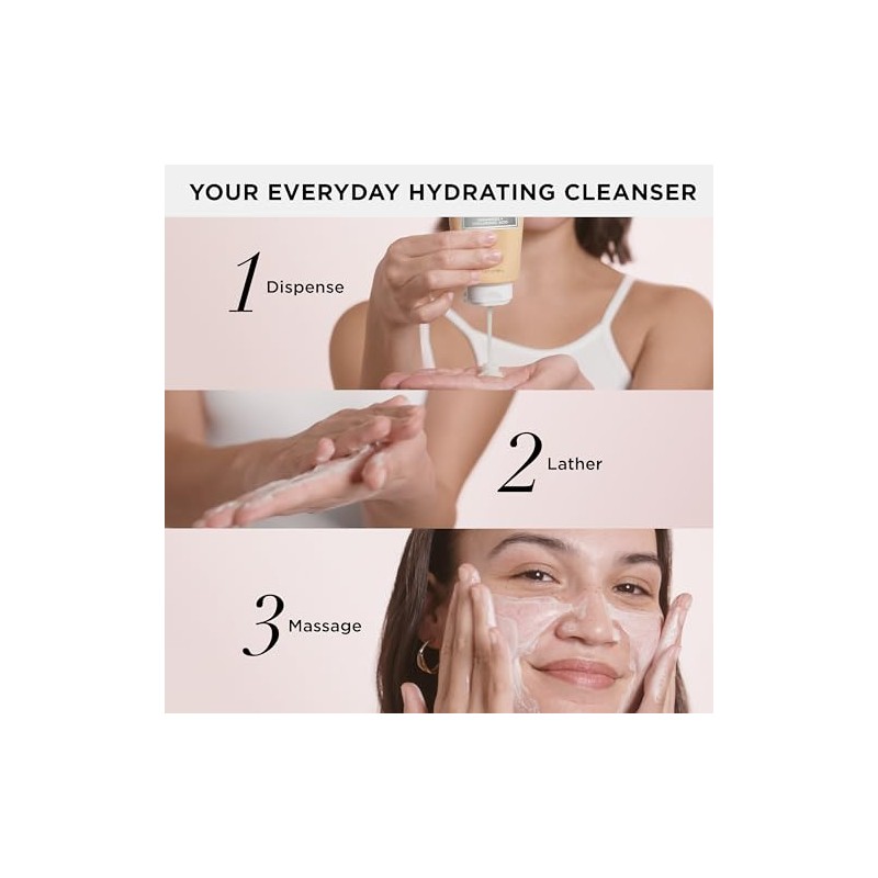 Cosmetics Confidence Cleanser Limpiador Facial Hidratante Gel Ácido Hialurónico Ceramidas