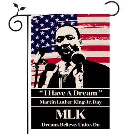 Nepnuser Martin Luther King Jr Speech Garden Flag I Have A Dream - Letreros de doble cara con texto en inglés "I Have A Dream"