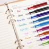 Mulaibdin Pack of 12 Disposable Fountain Pens, 9 Colours, Fountain